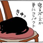 こたつの中だけ長い猫の4コマ猫漫画