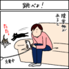 黒猫ナノとキジシロ猫きなこの4コマ猫漫画